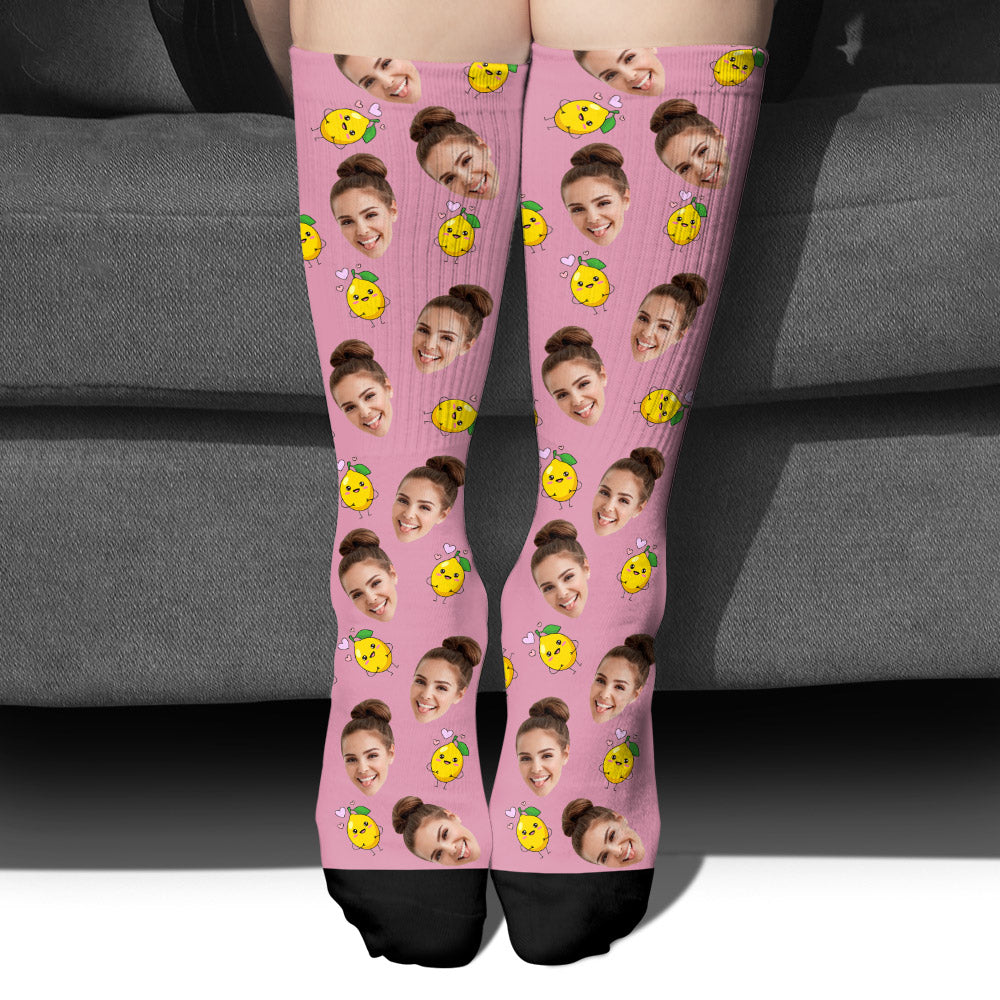 Funny Icon Pattern - Personalized Step Mom Socks