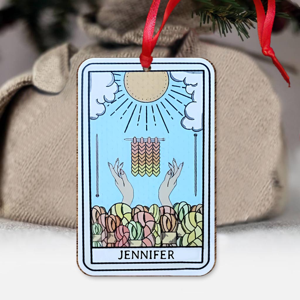 The Knitter - Personalized Knitting Ornament