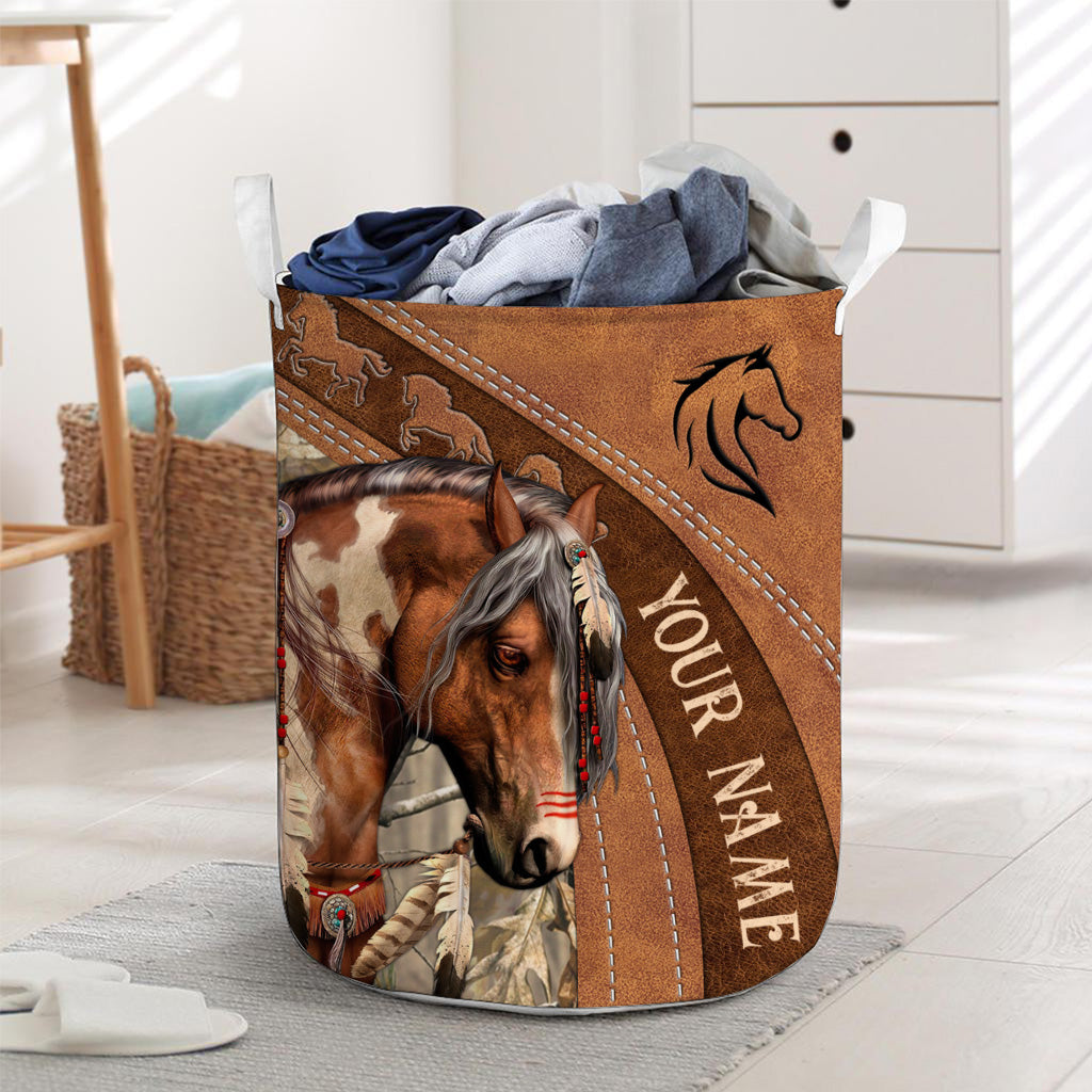 Love Horses - Personalized Horse Storage Basket