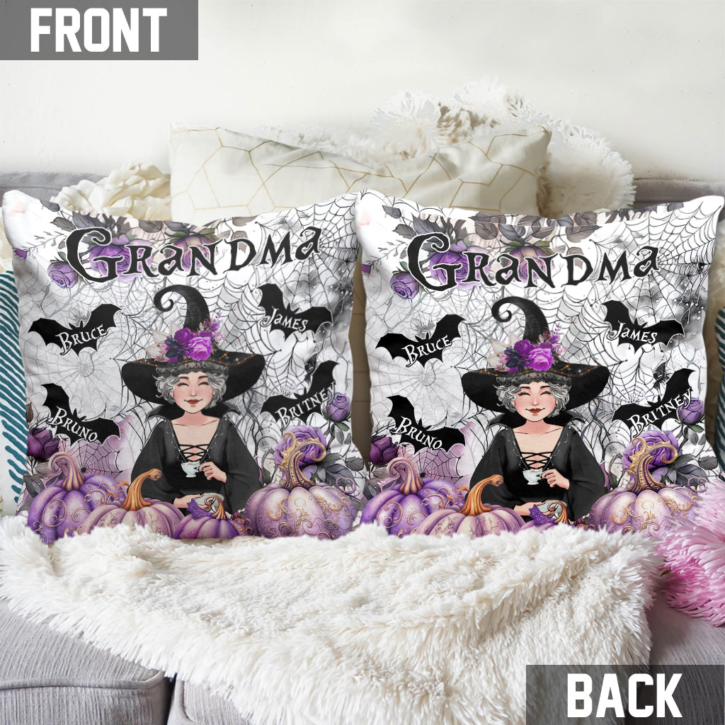 Grandma Witch - Personalized Grandma Throw Pillow