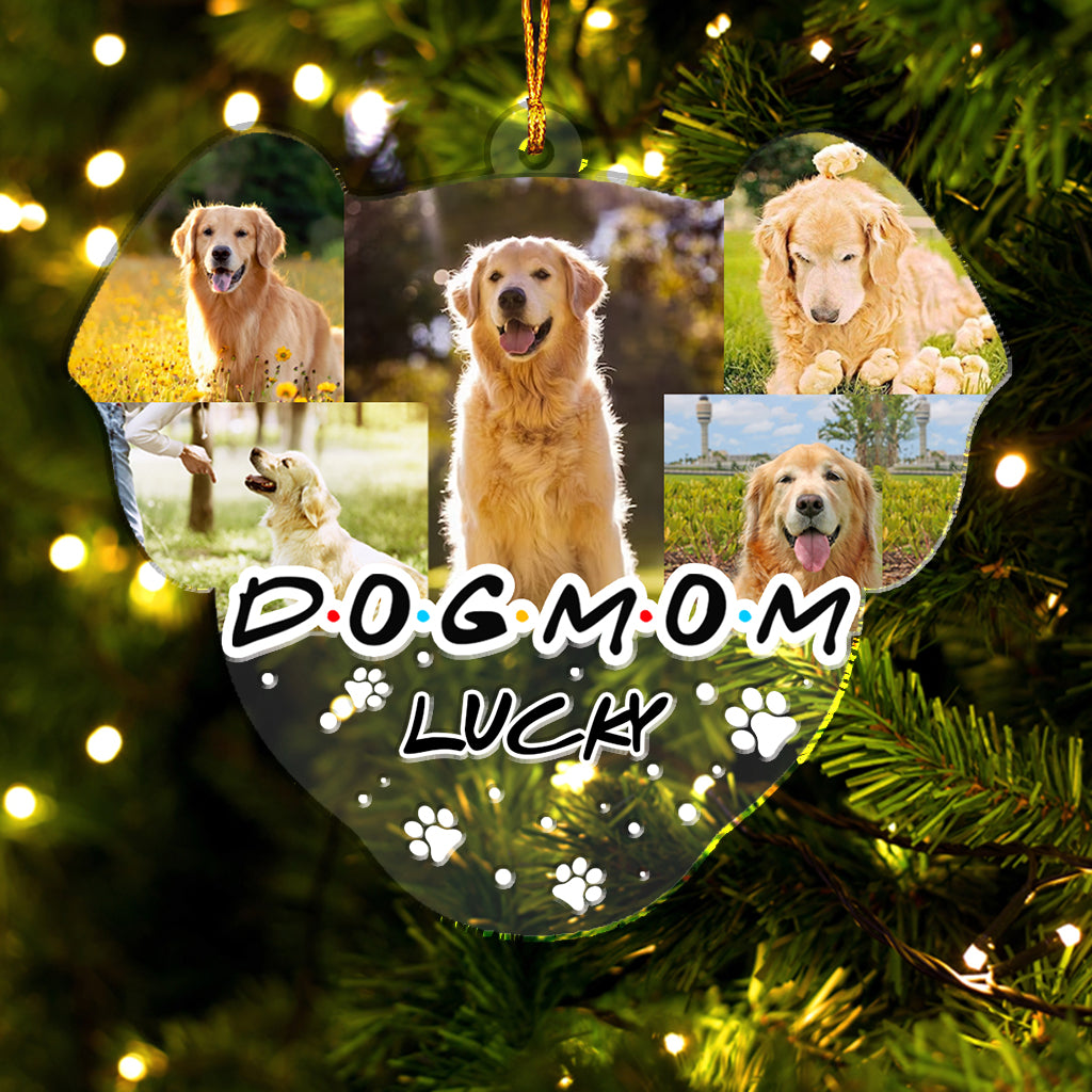 Cat Mom Dog Mom Cat Dad Dog Dad - Personalized Cat Ornament