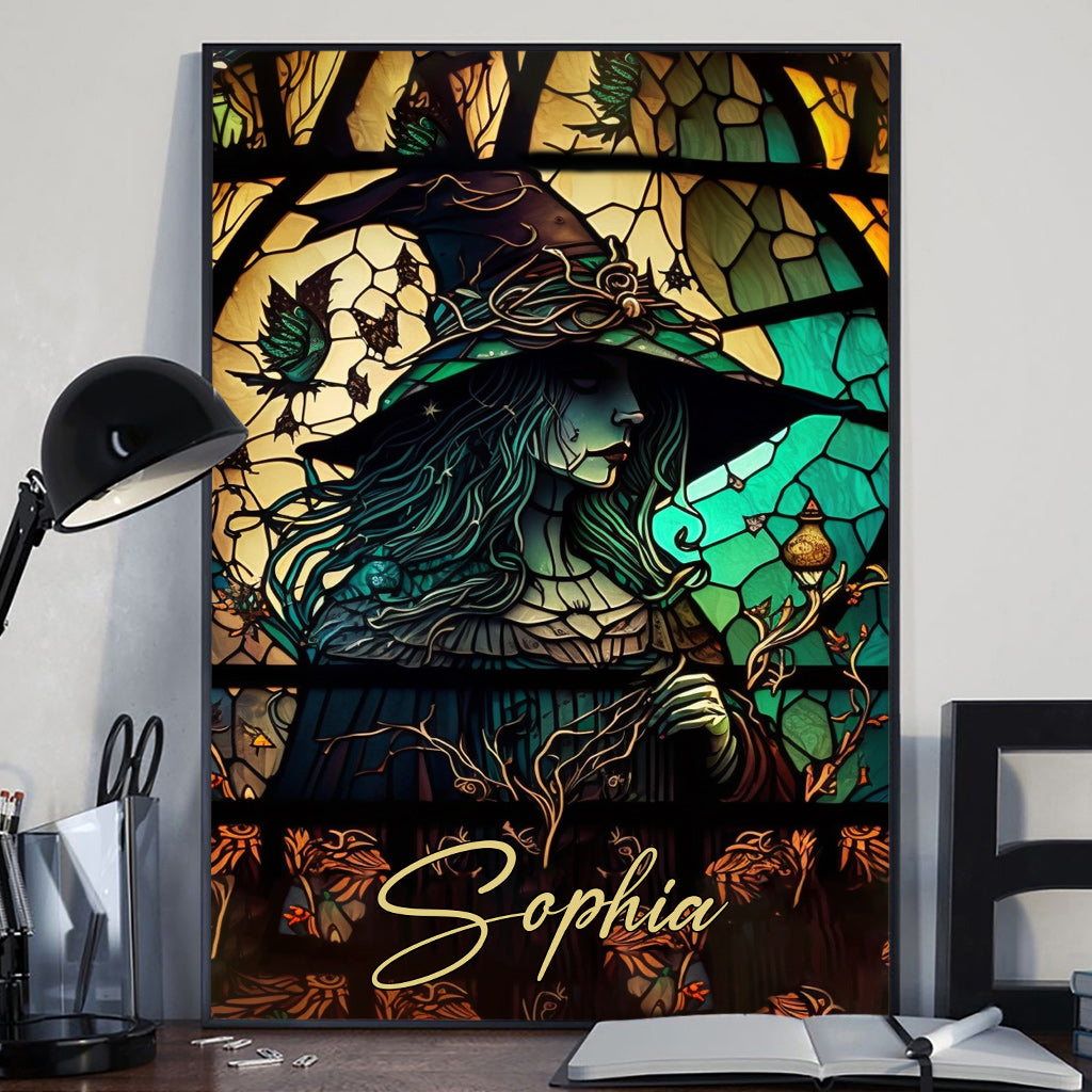 Mysterious Witch - Personalized Witch Canvas And Poster