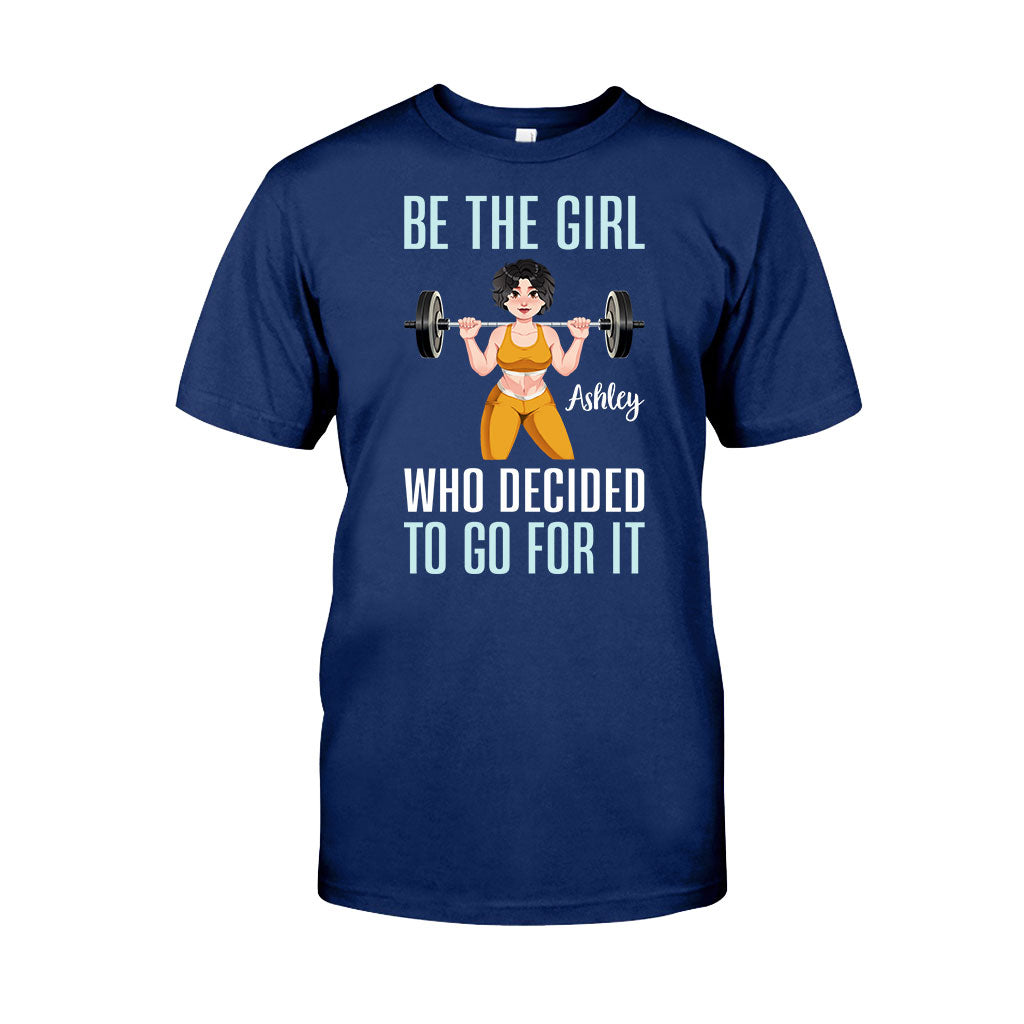 She Decided To Go For It - Personalized Fitness T-shirt And Hoodie