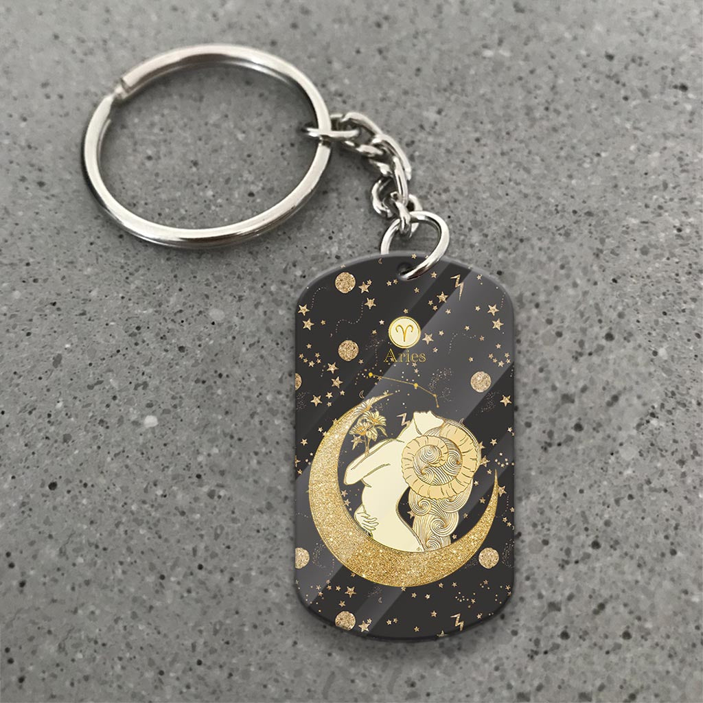 Zodiac Sign - Personalized Horoscope Keychain