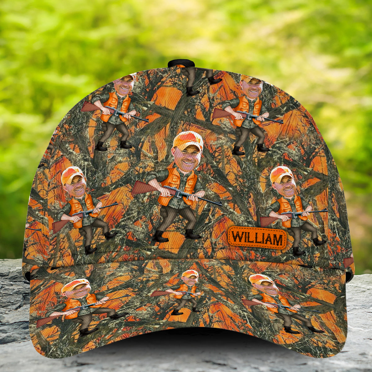 Photo Inserted Hunter - Personalized Hunting Classic Cap