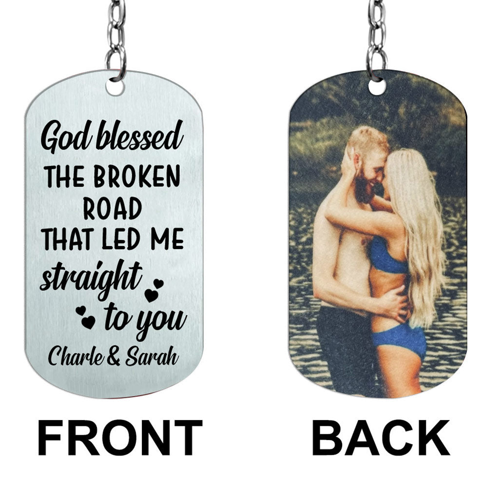I'm Yours - Couple gift for husband, boyfriend, wife, girlfriend - Personalized Stainless Steel Keychain