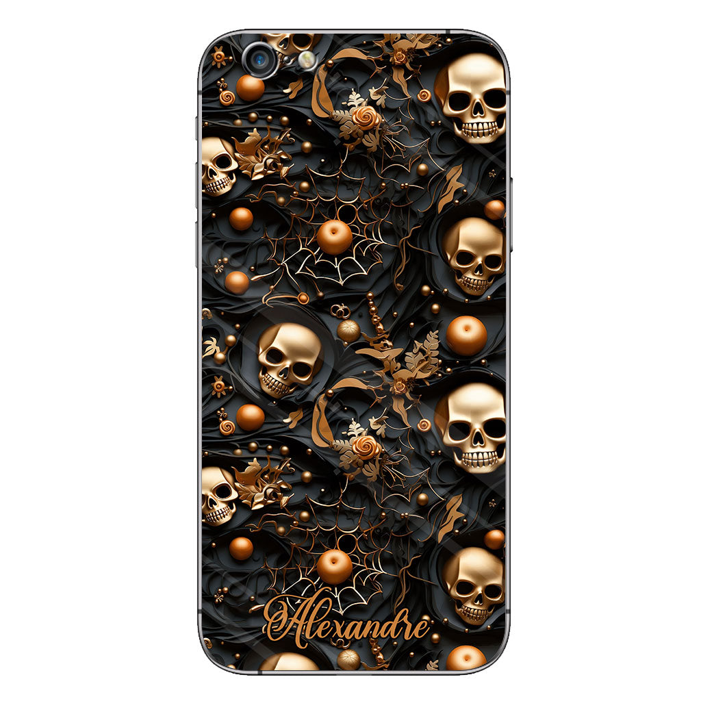 Gold Skull - Personalized Skull Phone Case