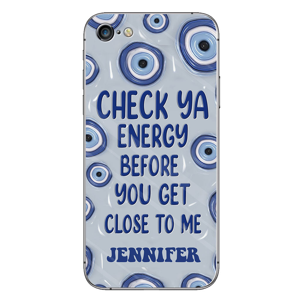 Check Ya Energy - Personalized Witch Phone Case