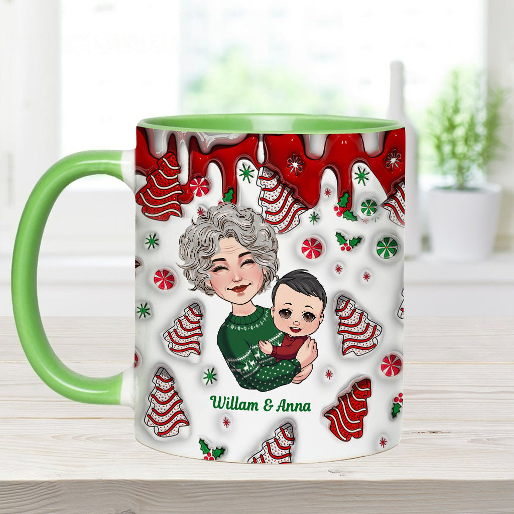 Best Grandma Ever - Gift for grandma - Personalized Accent Mug