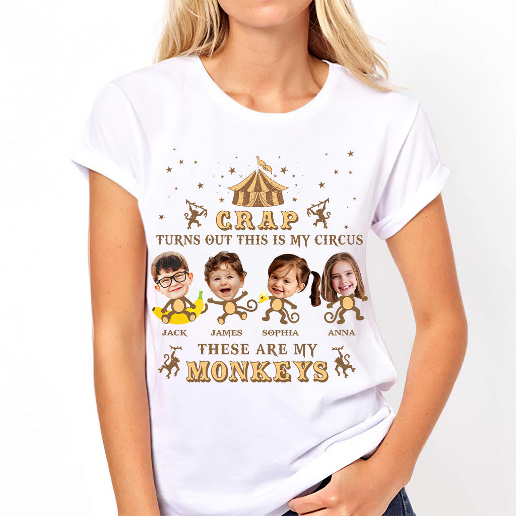 This Is My Circus These Are My Monkeys - Personalized Mother T-shirt And Hoodie