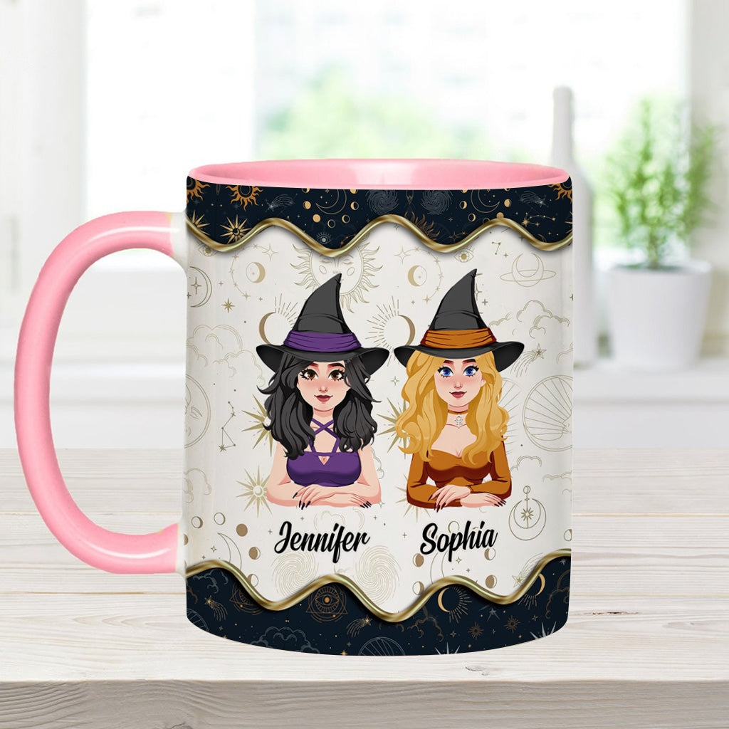 We're Not Sugar And Spice - Personalized Witch Accent Mug
