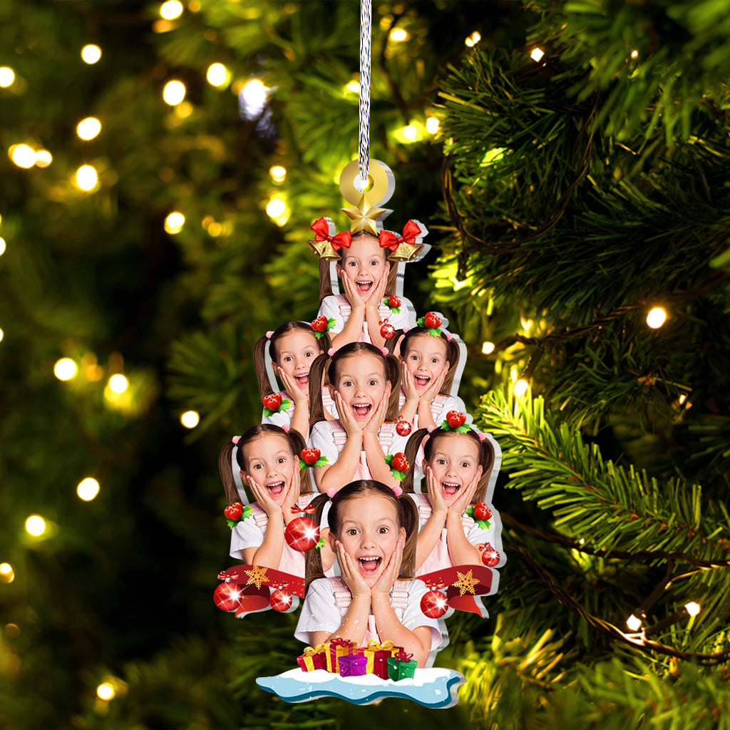Christmas Tree Photo - Gift for grandma - Personalized Ornament