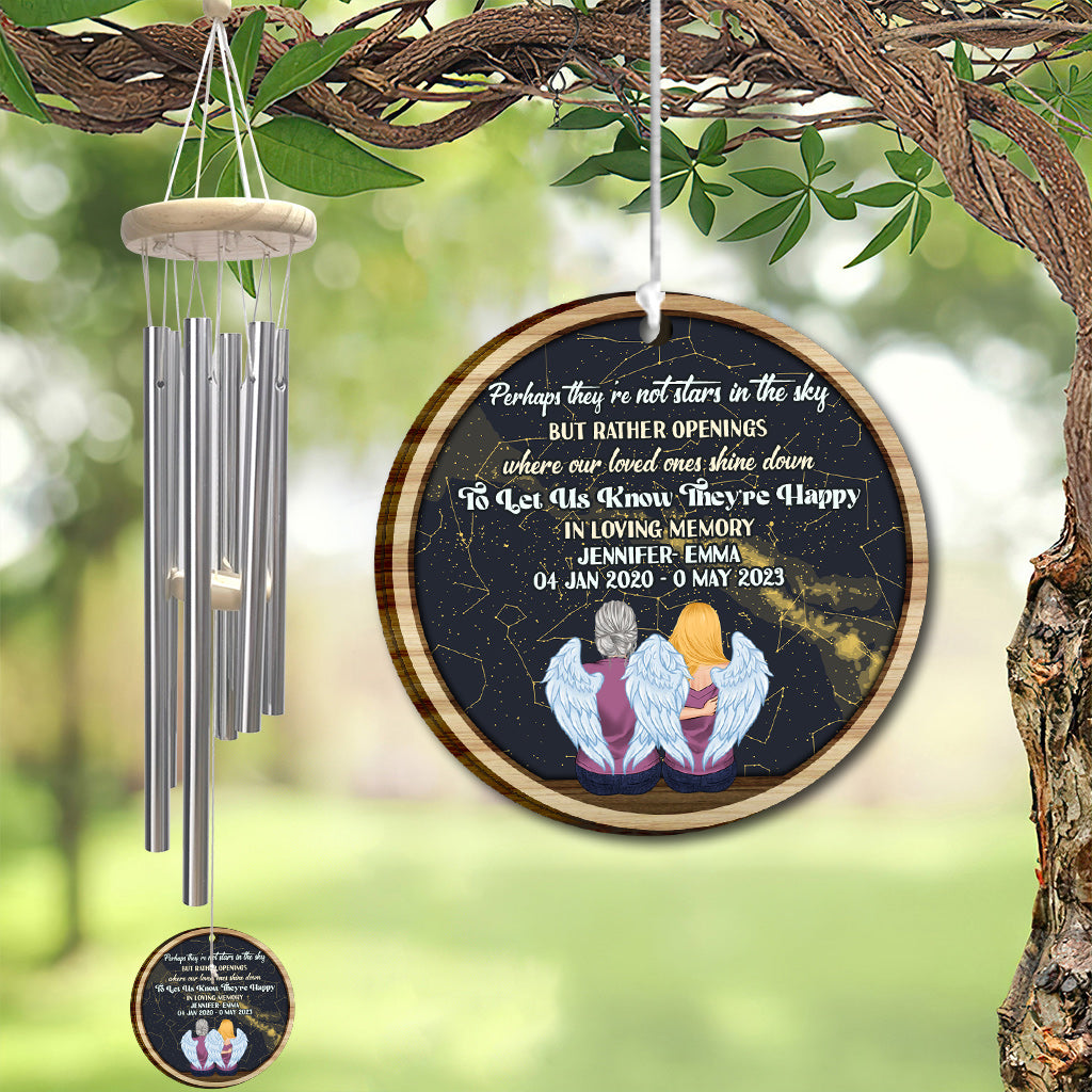 When I Look At The Stars - Personalized Memorial Wind Chime
