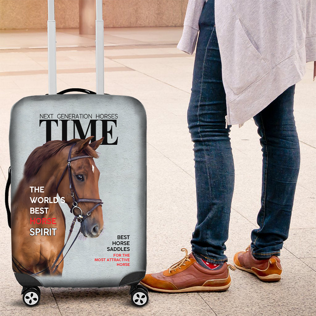 Magazine Covers - Personalized Horse Luggage Cover