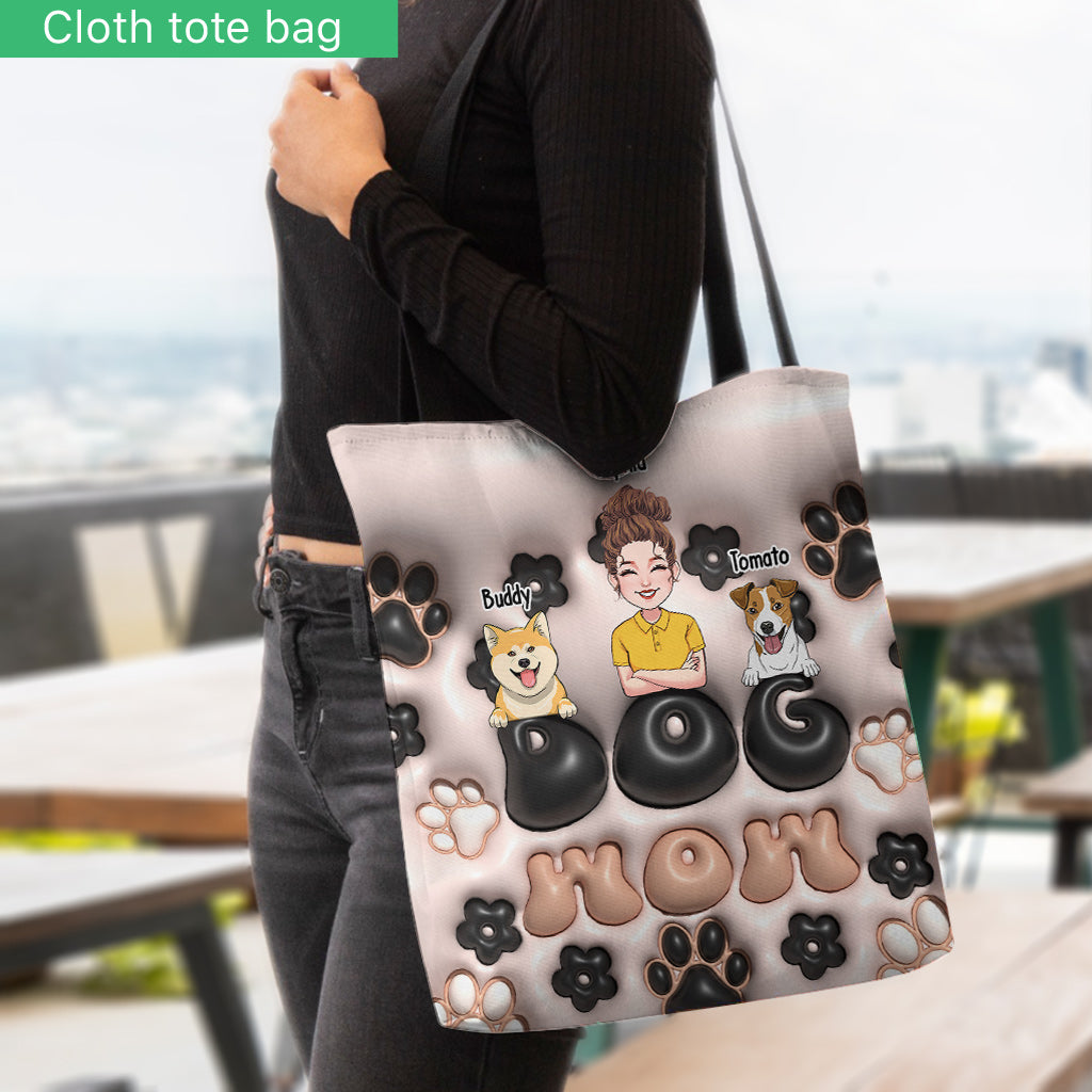 Dog Mom - Personalized Dog Tote Bag