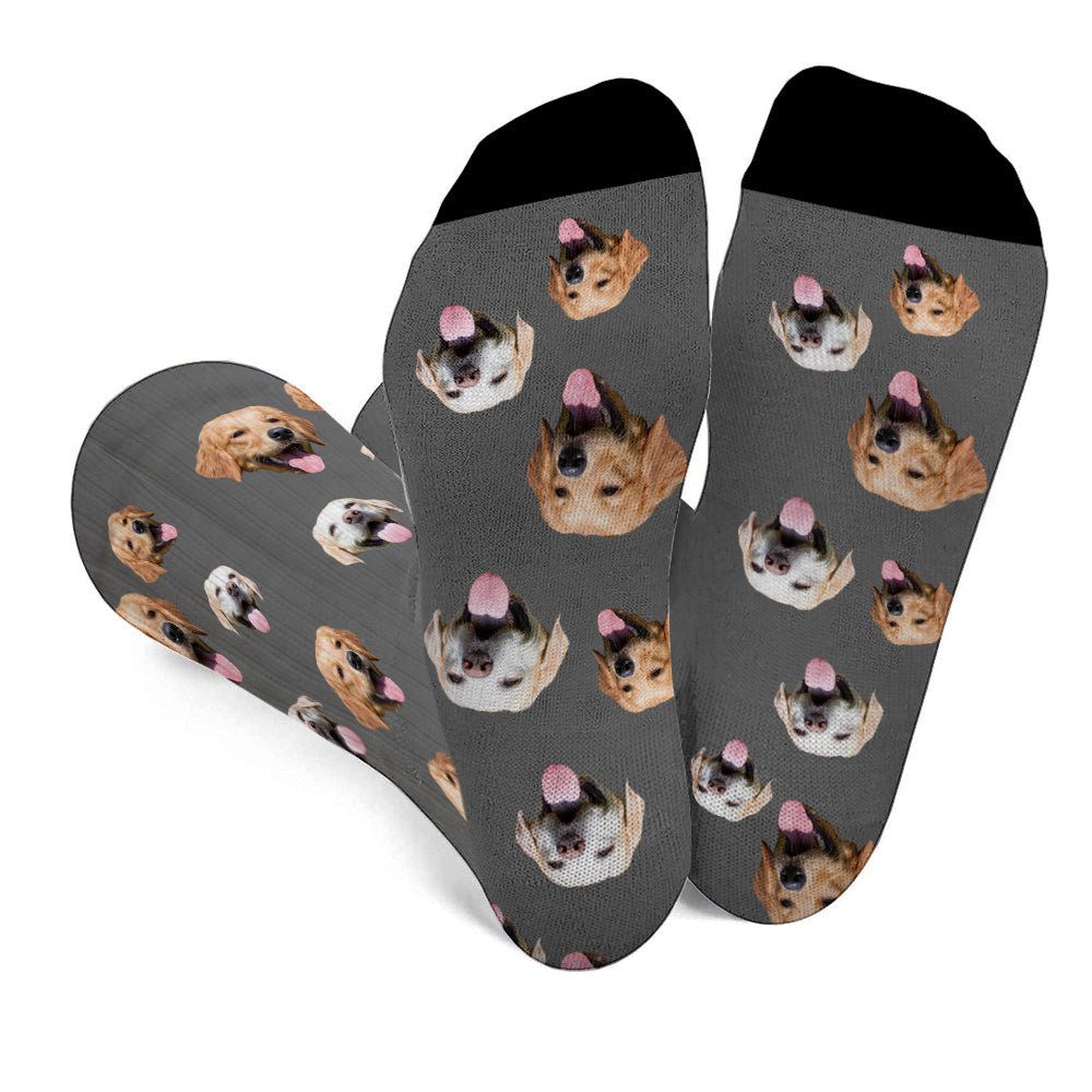 Custom Face - Personalized Dog Socks
