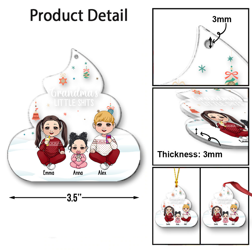 Little Cuties - Personalized Grandma Ornament