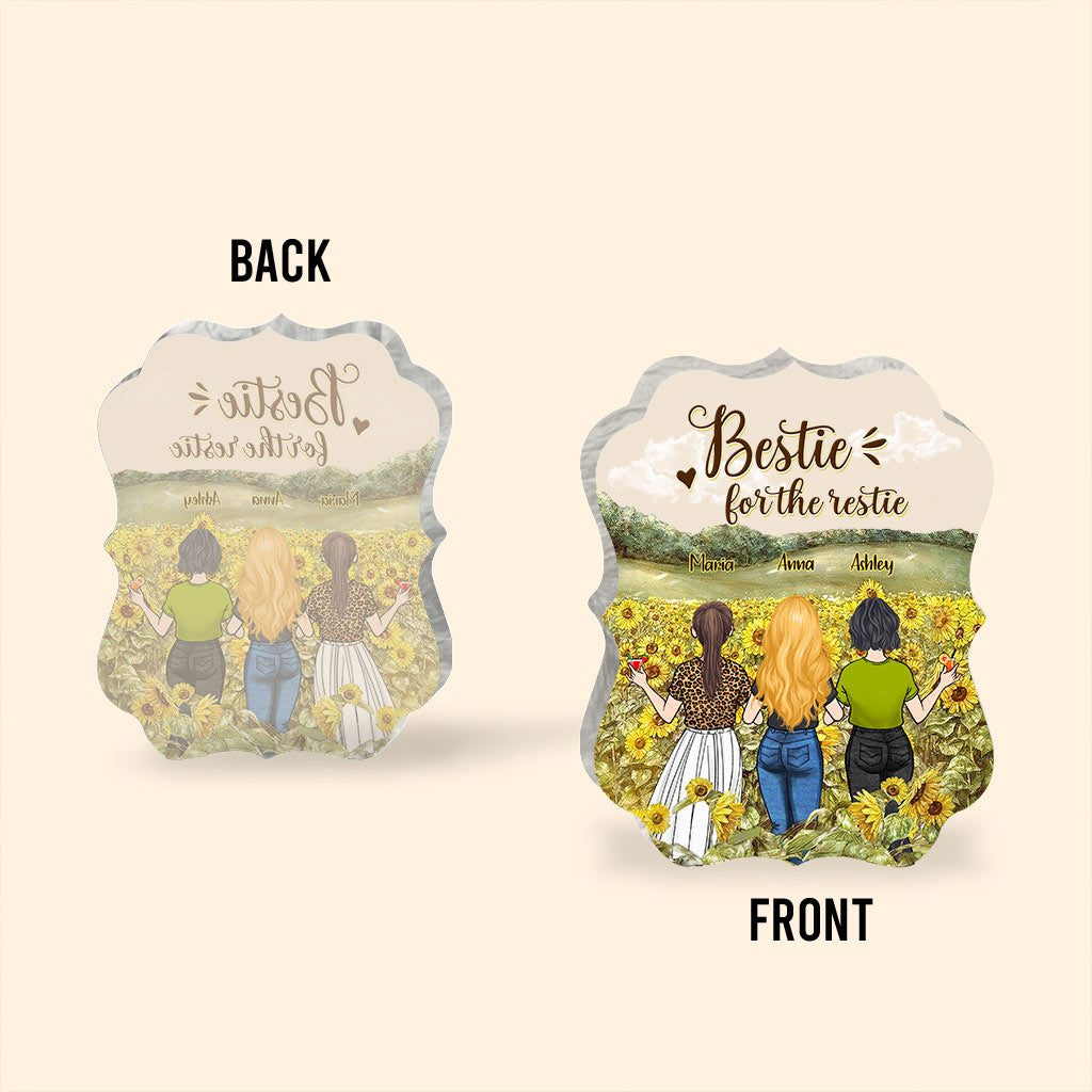 Bestie Forever - Bestie gift for sister - Personalized Custom Shaped Acrylic Plaque
