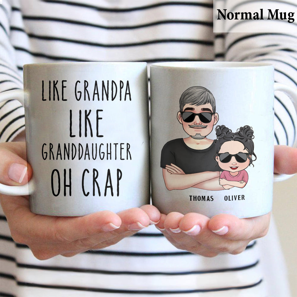 Like Father Like Son - Gift for dad, dad, son - Personalized Mug