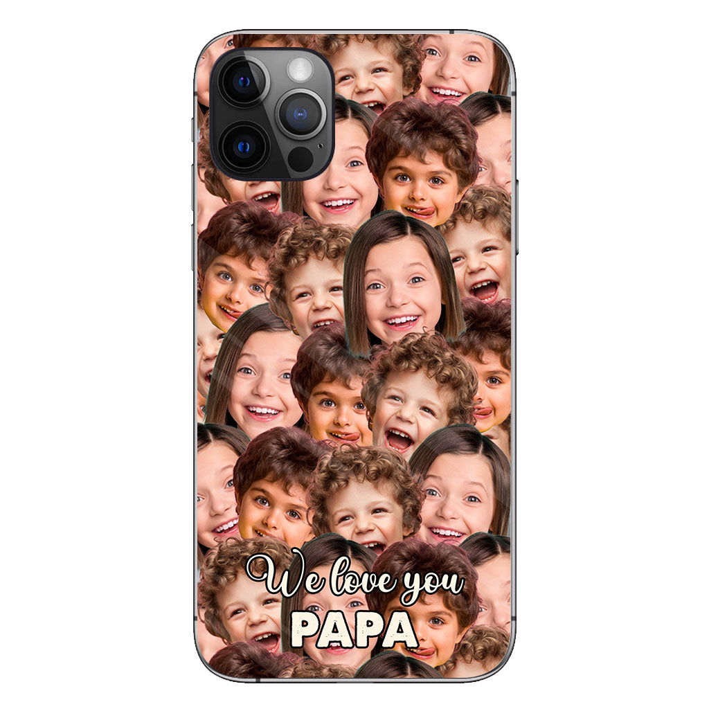 Love You Dad - Gift for dad, grandma, grandpa, mom, uncle, aunt, brother, sister, son, daughter, granddaughter, grandson, husband, wife, boyfriend, girlfriend - Personalized Phone Case
