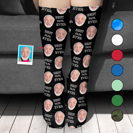Custom Face - Personalized Grandpa Socks