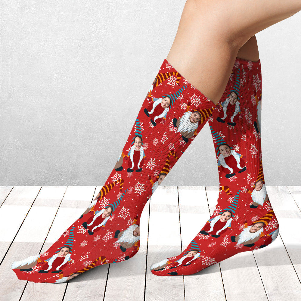 Merry Christmas - Personalized Couple Socks