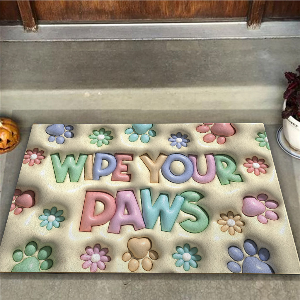 Wipe Your Paws Dog Doormat