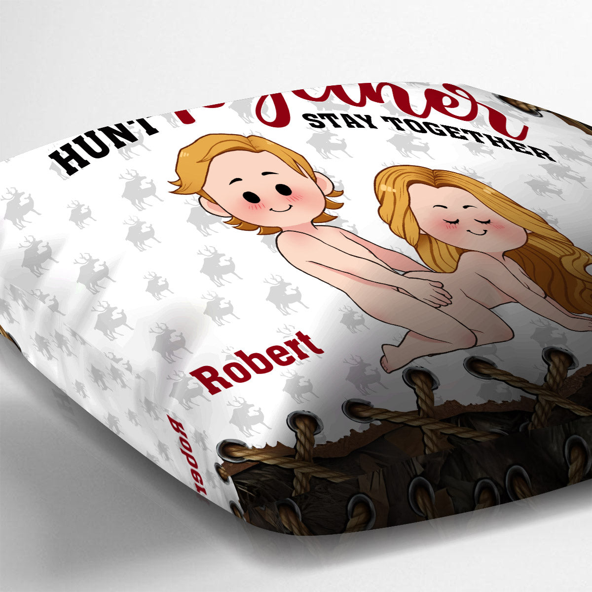 Hunt Together Stay Together - Personalized Hunting Throw Pillow