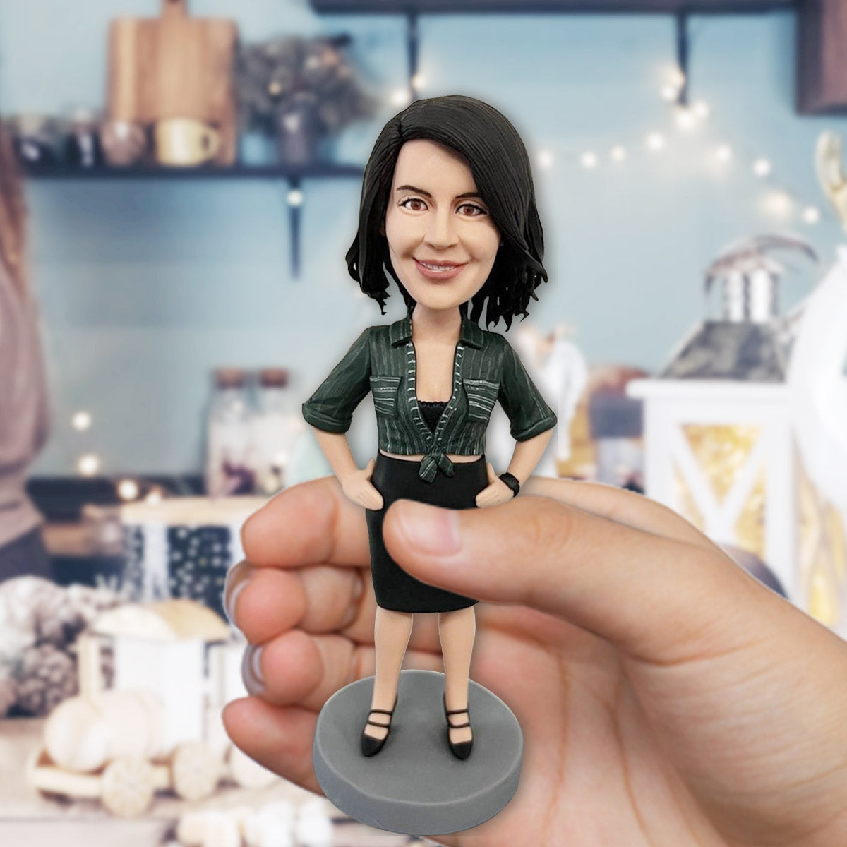 Custom Action Figure - Personalized Step Mom Bobblehead