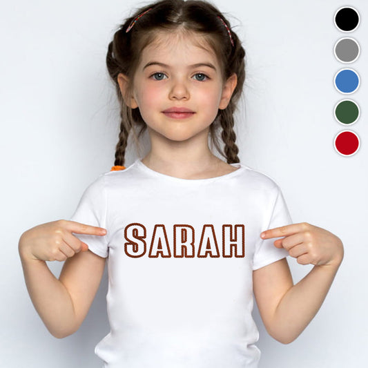Custom Name - Personalized Daughter Embroidered T-shirt