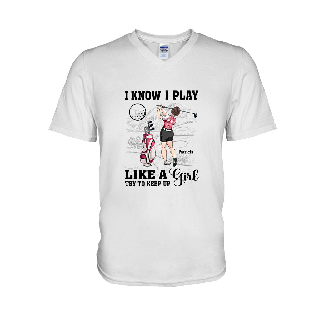 Golf Instruction - Golf gift for her, girlfriend, wife, daughter - Personalized T-shirt And Hoodie