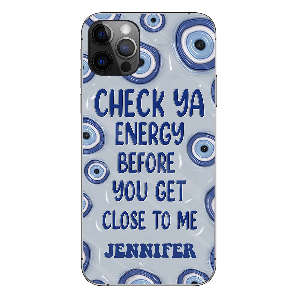 Check Ya Energy - Personalized Witch Phone Case