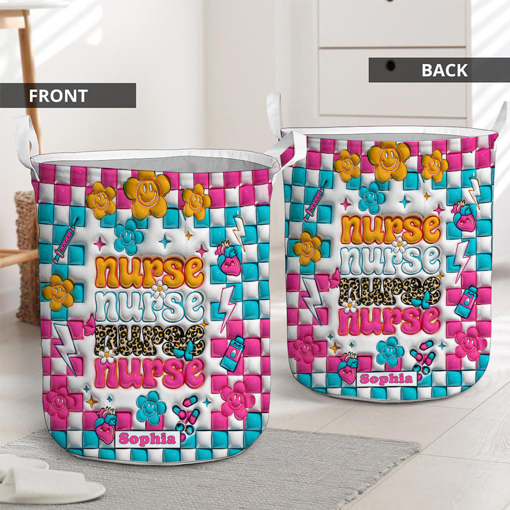 Nurse Life - Nurse gift for mom, her, wife, girlfriend, friend - Personalized Storage Basket