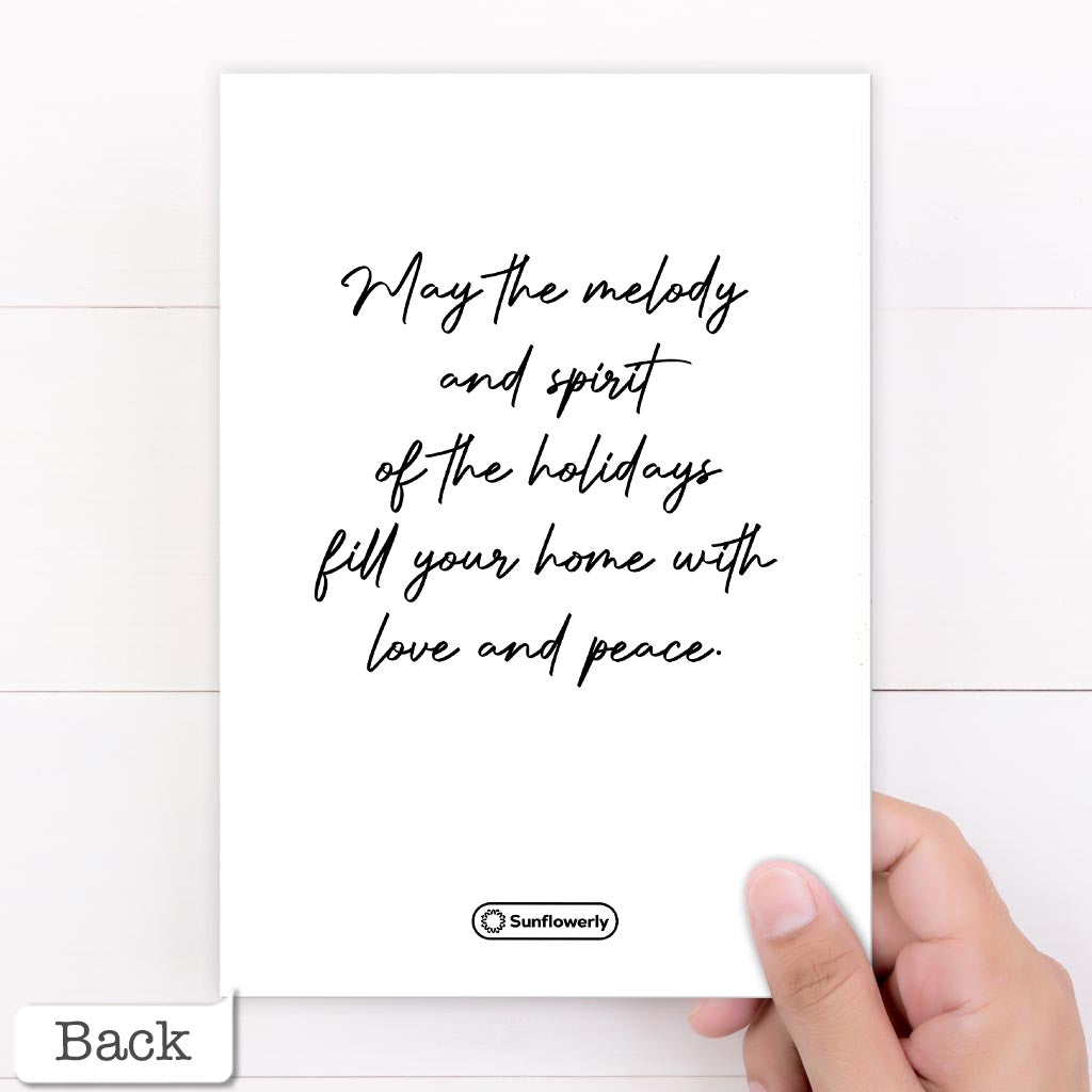 Merry Christmas - Personalized Family Greeting Card