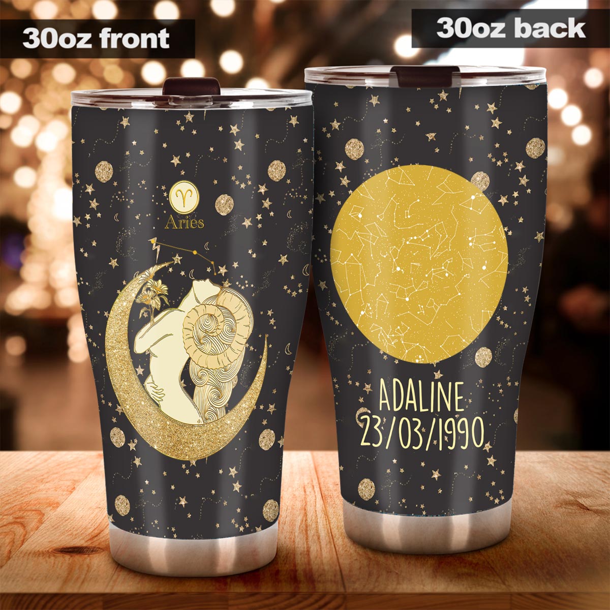 Zodiac Sign - Personalized Horoscope Tumbler