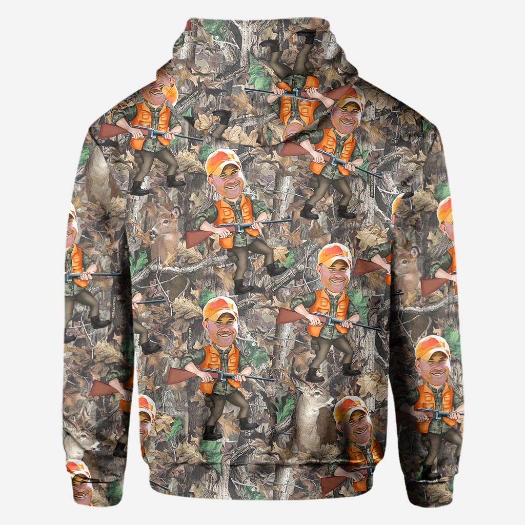 Photo Inserted Hunter - Personalized Hunting All Over Shirt