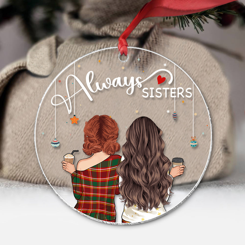Always Besties - Personalized Bestie Transparent Ornament
