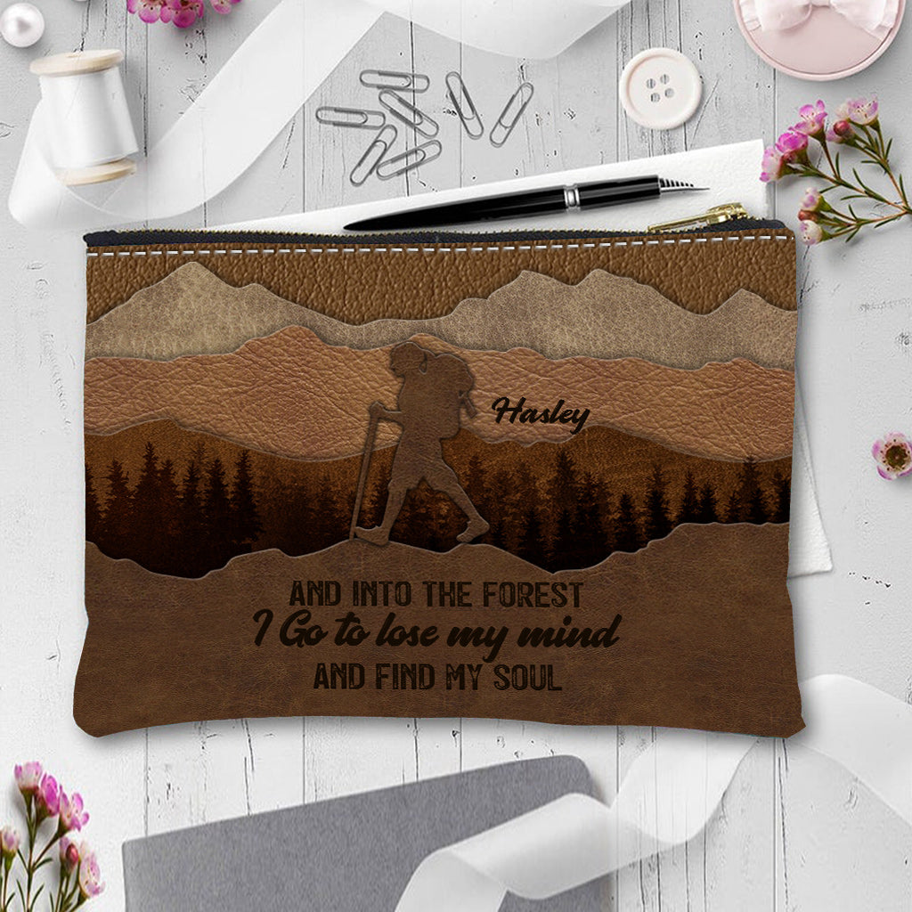 And Into The Forest I Go - Personalized Hiking Pouch