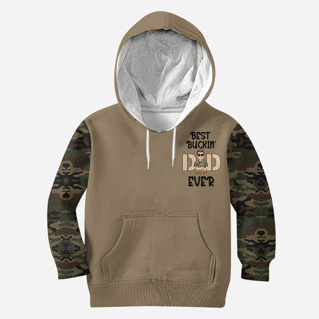 Best Buckin' Dad - Personalized Hunting All Over Shirt