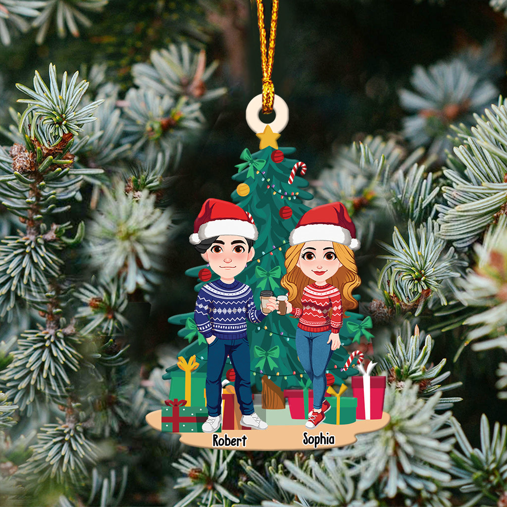 All I Want For Chrismas Is You - Personalized Couple Ornament