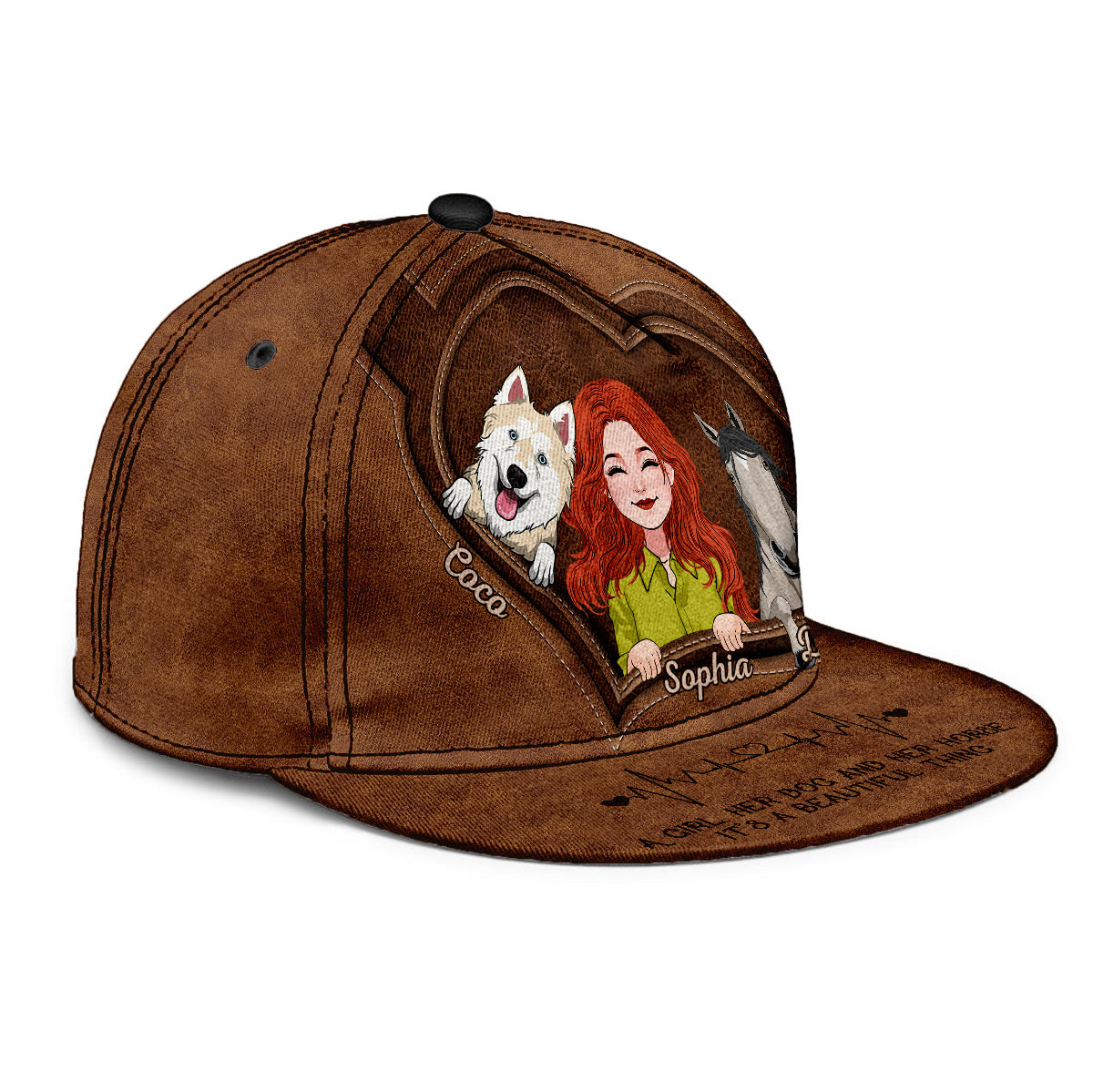 What A Beautiful Thing - Personalized Horse Snapback