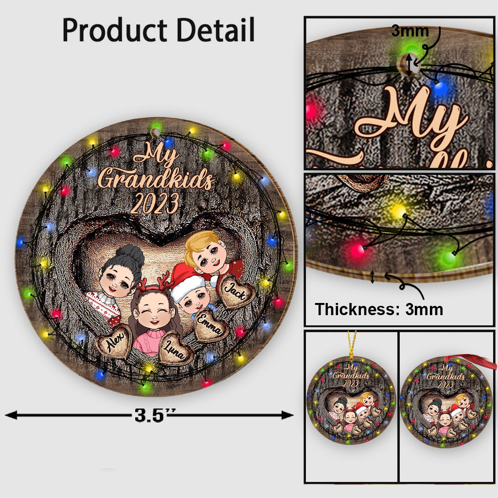 My Grandkids - Personalized Grandma Ornament