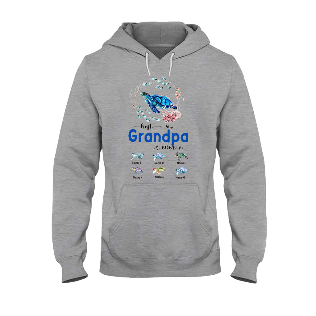 Best Nana Ever - Turtle gift for grandma, grandpa, mom, dad, uncle, aunt - Personalized T-shirt And Hoodie