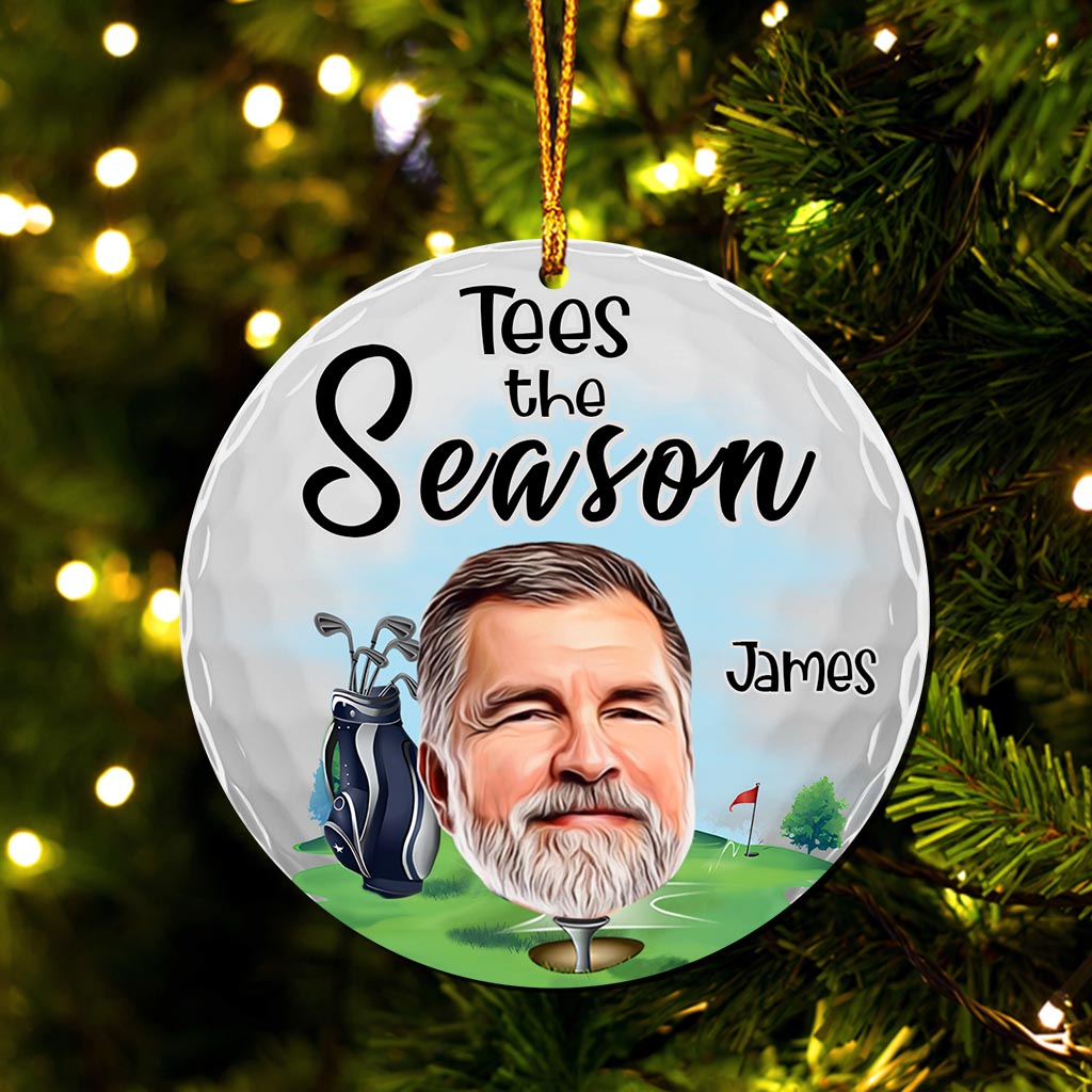 Tees the Season - Personalized Golf Ornament
