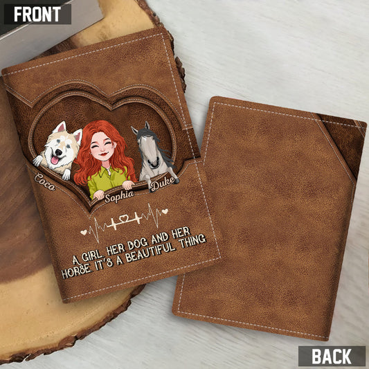 What A Beautiful Thing - Personalized Horse Passport Holder