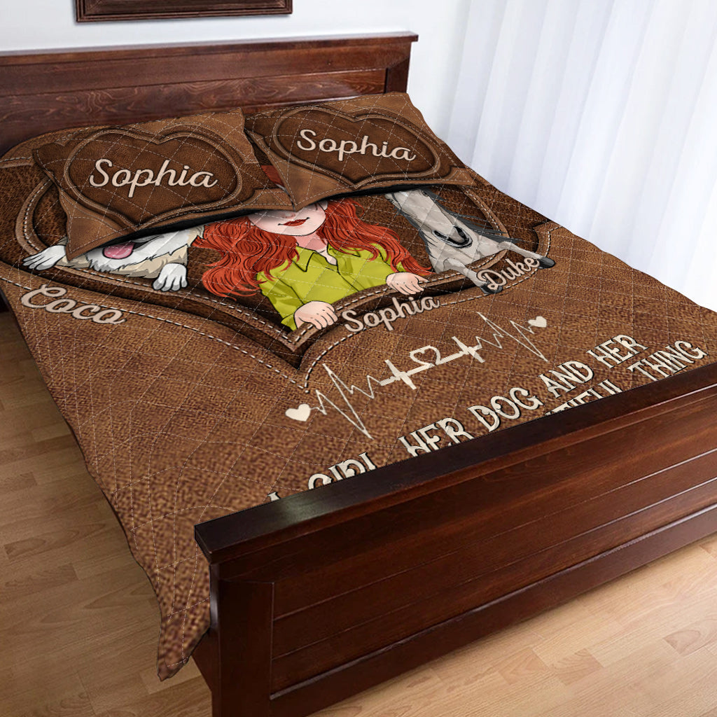What A Beautiful Thing - Personalized Horse Quilt Set