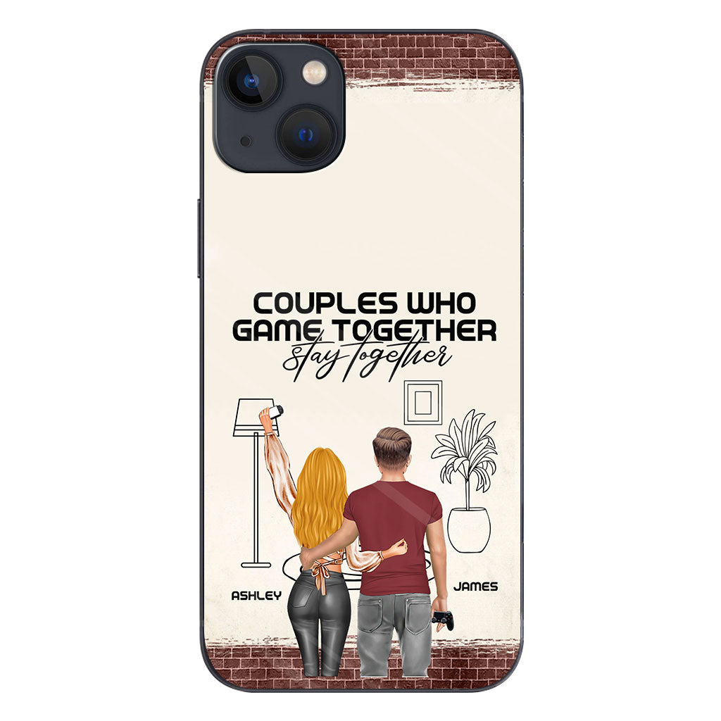 Couples Who Game Together Stay Together - Personalized Video Game Phone Case