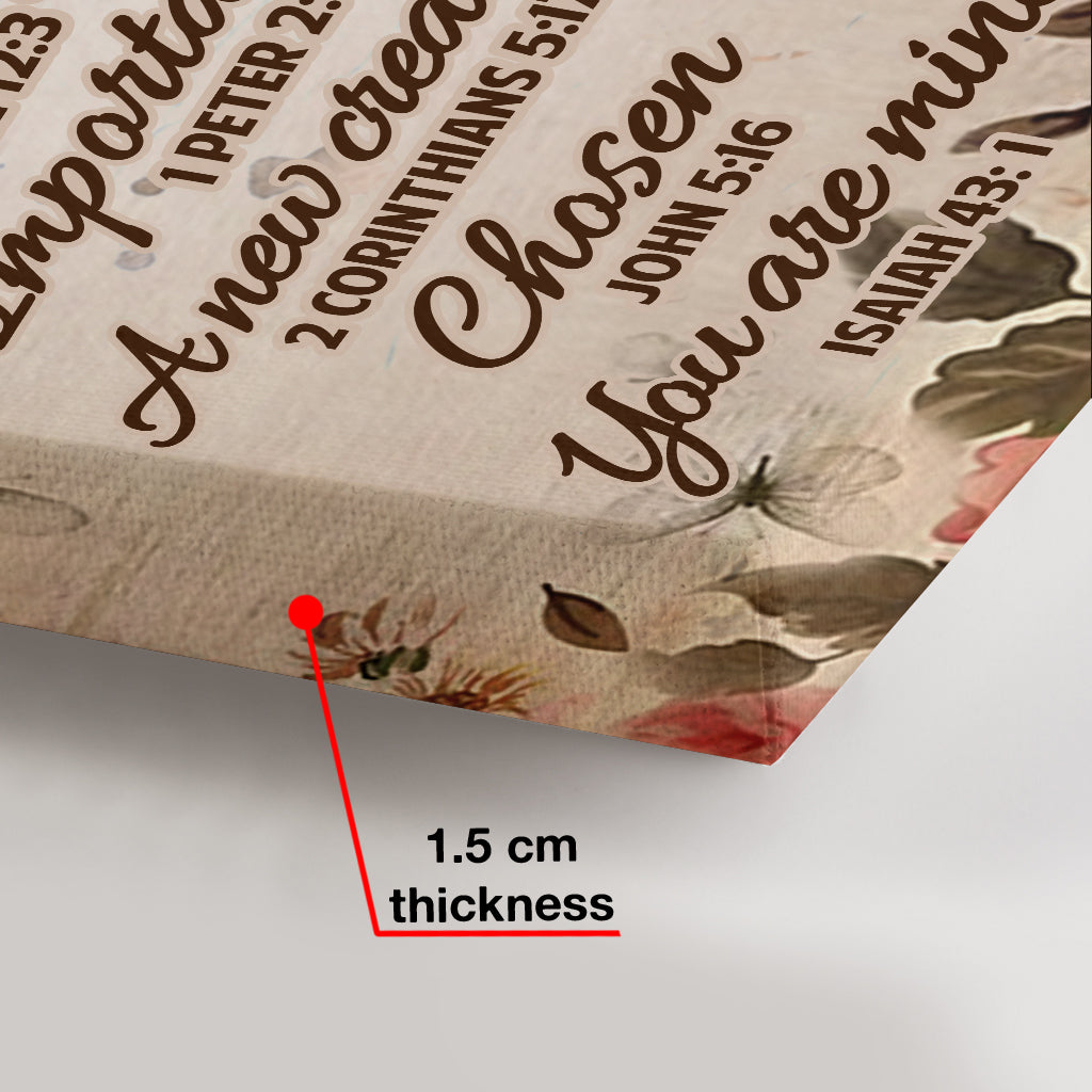 God Says You Are - Personalized Family Canvas And Poster