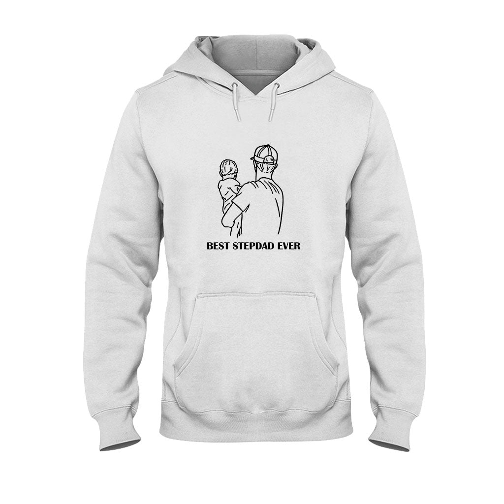 Best StepDad Ever - Gift for step dad - Personalized T-shirt And Hoodie