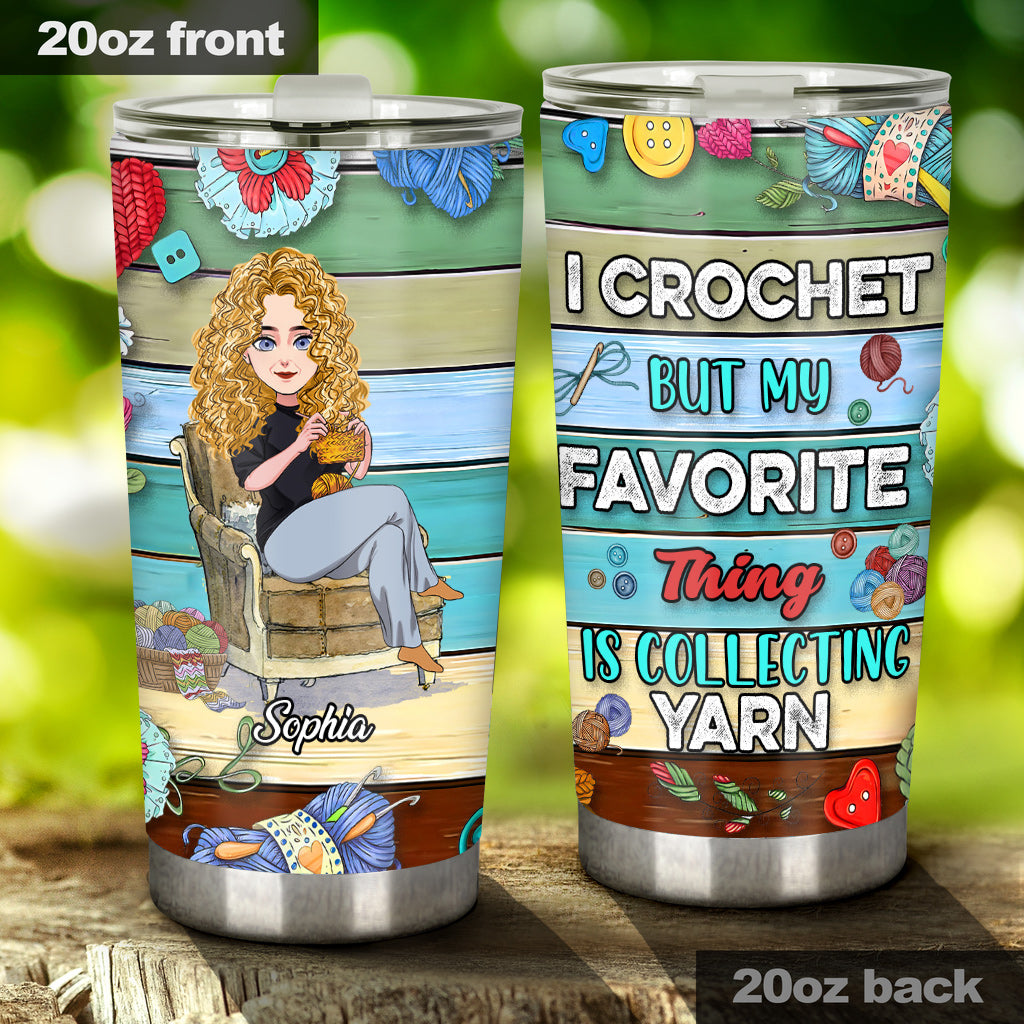 I Crochet - Personalized Crocheting Tumbler